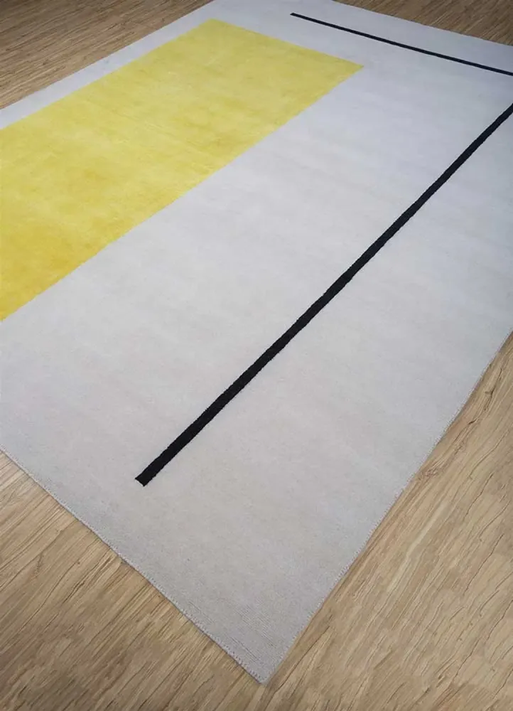 Wollteppich - 300 x 240 cm - dunkelgrau