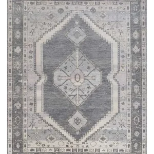 Wollteppich - 300 x 240 cm - grau