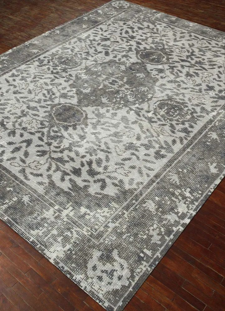 Wollteppich - 300 x 240 cm - grau
