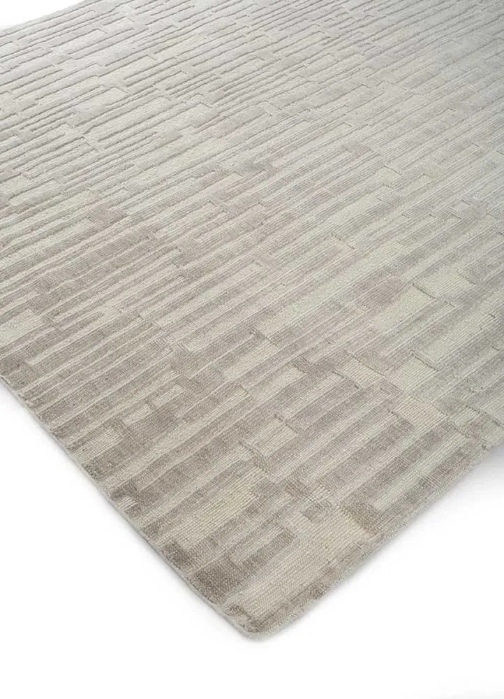 Wollteppich - 300 x 240 cm - grau