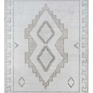 Wollteppich - 300 x 240 cm - hellgrau