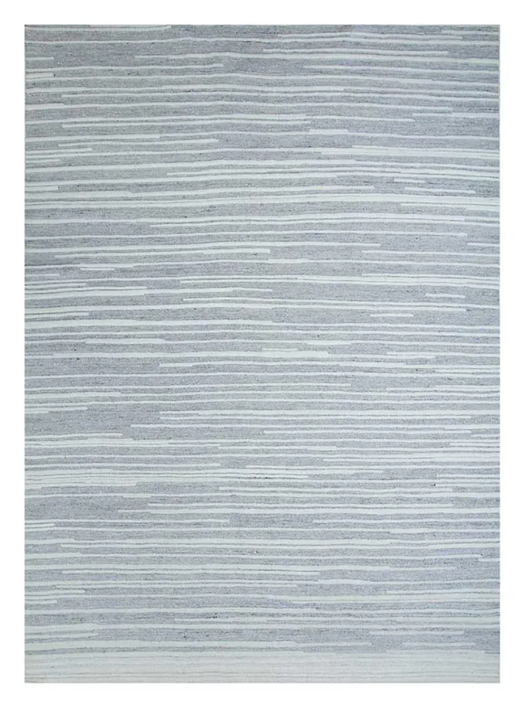 Wollteppich - 300 x 240 cm - hellgrau