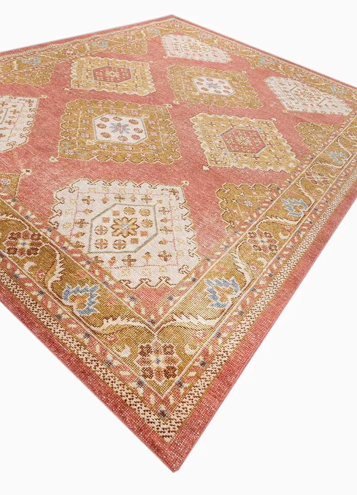 Wollteppich - 300 x 240 cm - orange
