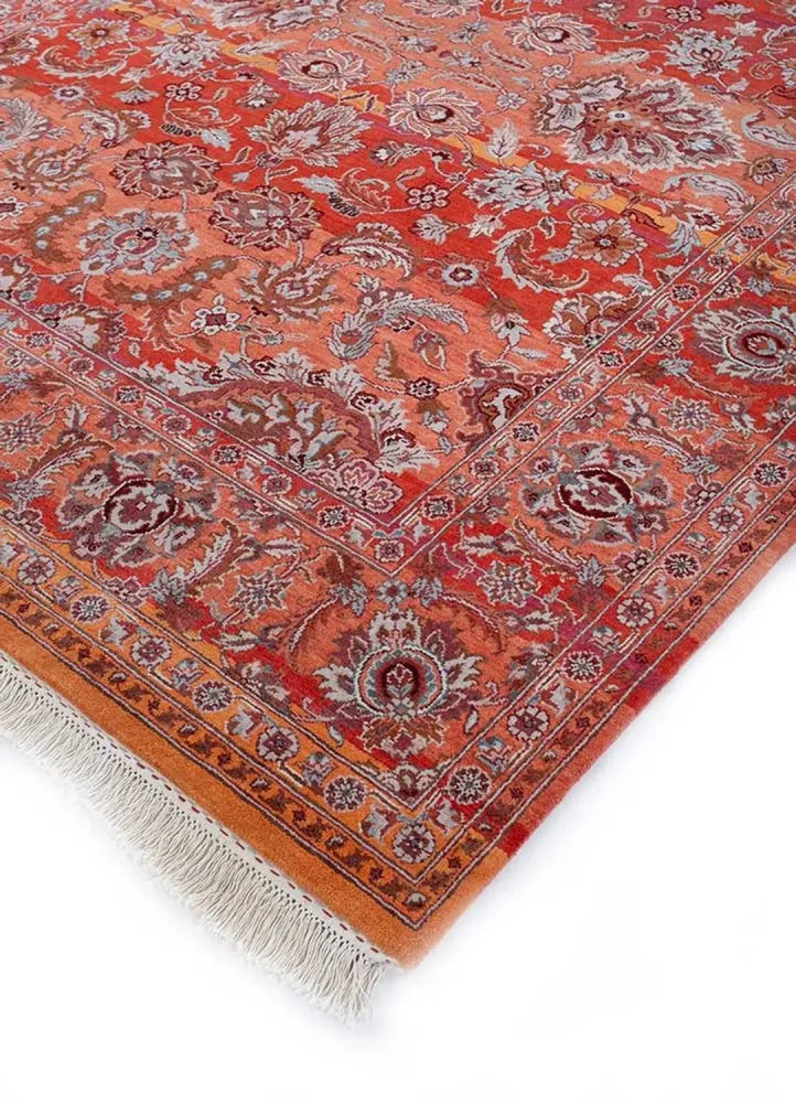 Wollteppich - 300 x 240 cm - rot
