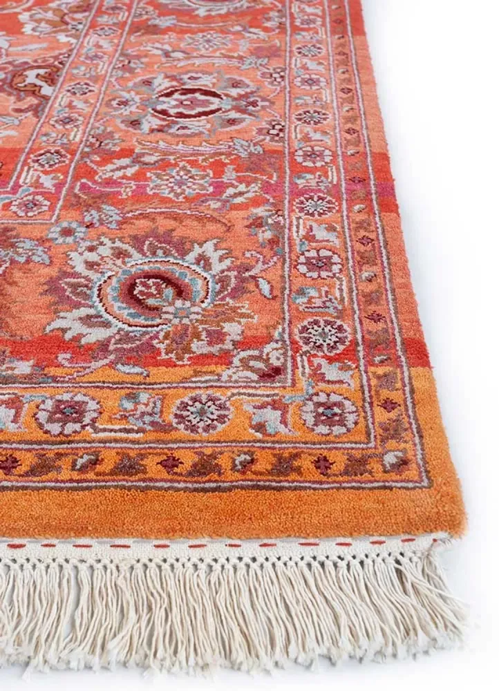 Wollteppich - 300 x 240 cm - rot