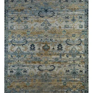 Wollteppich - 300 x 240 cm - seeblau