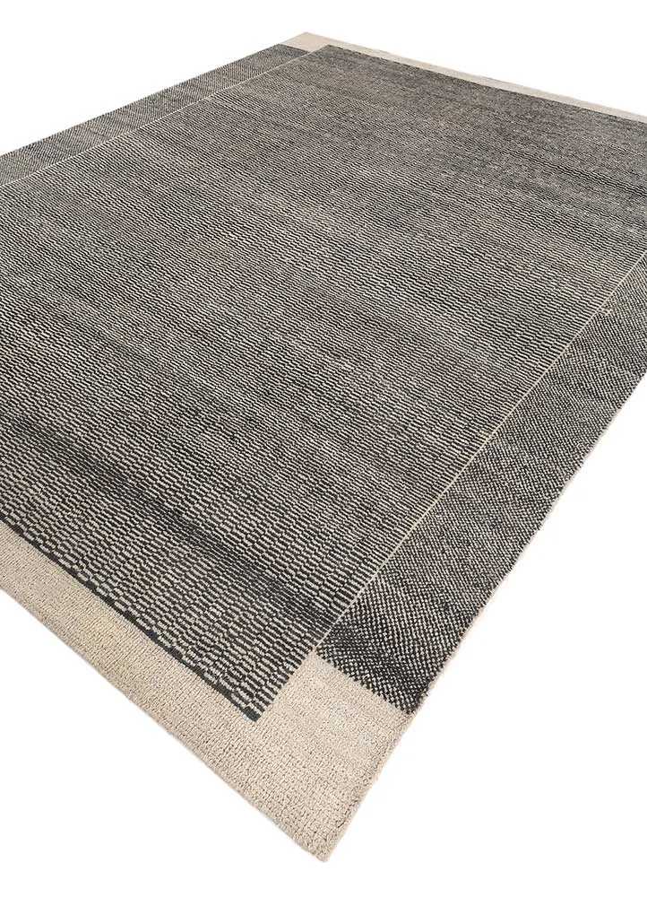 Wollteppich - 340 x 260 cm - grau