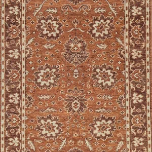 Wollteppich - 360 x 270 cm - orange