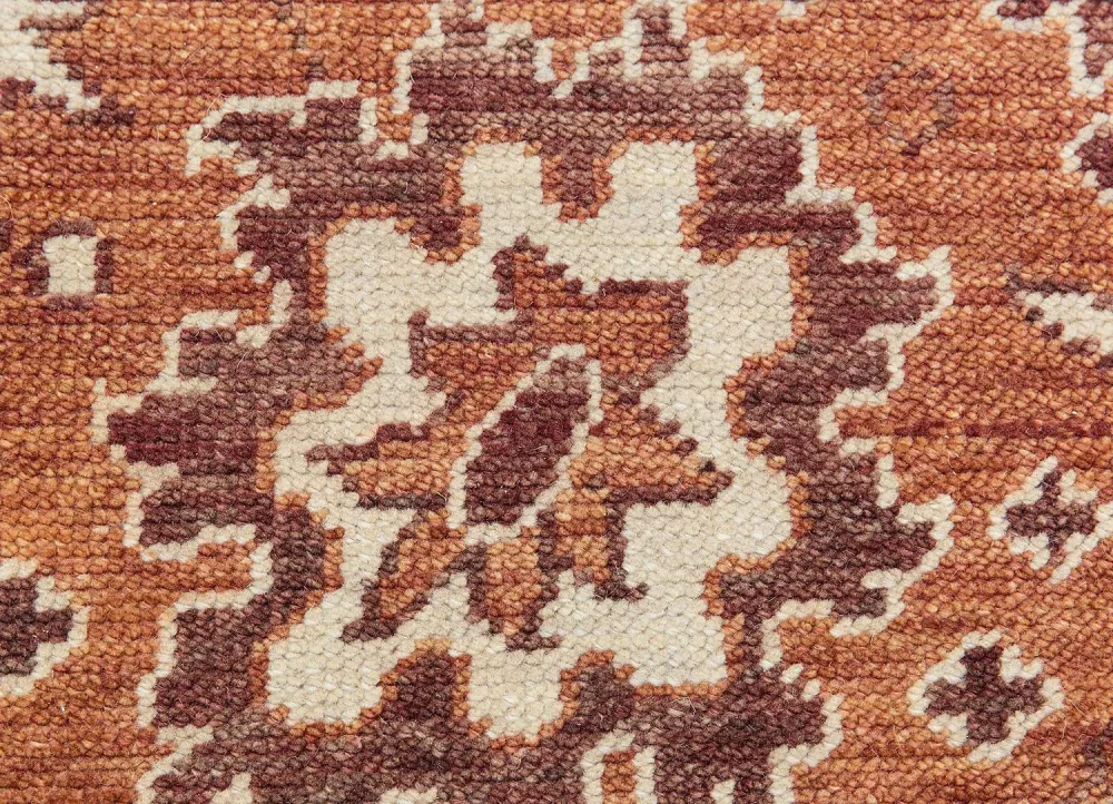 Wollteppich - 360 x 270 cm - orange