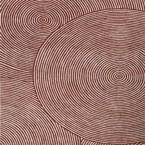 Wollteppich - 465 x 263 cm - rot