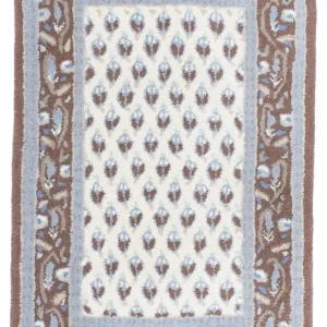 Wollteppich 88 x 59 cm Fußmatte