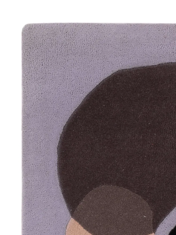 Wollteppich - 90 x 60 cm - mehrfarbig