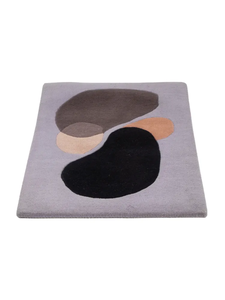 Wollteppich - 90 x 60 cm - mehrfarbig