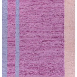 Wollteppich sonderform - 270 x 180 cm - lila