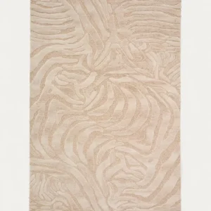 Wollteppich Tribet mit Jacquard-Zebramuster 200 X 300 cm