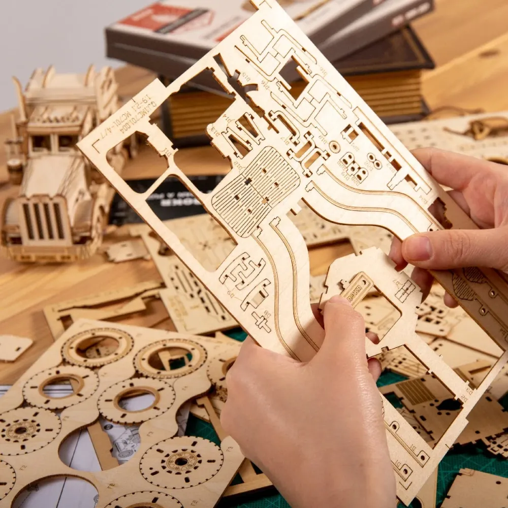 Wooden Model - DIY Car