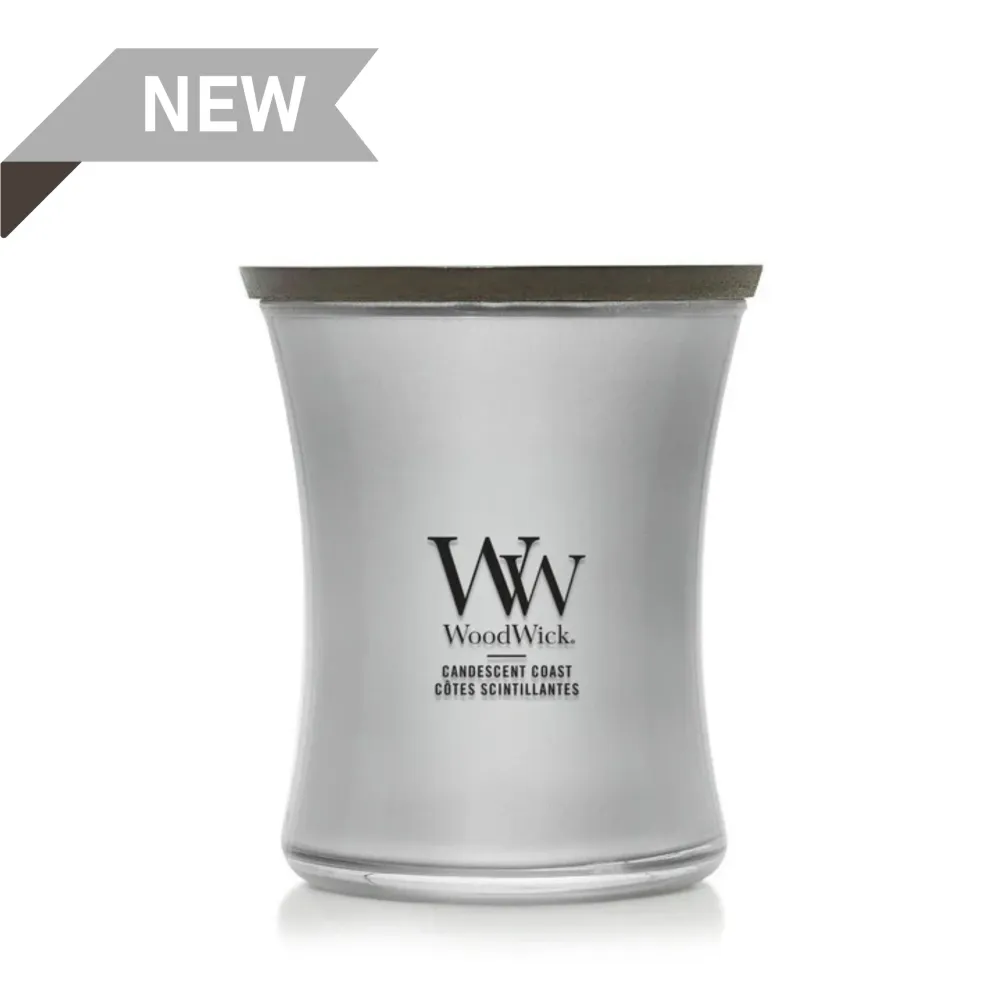 Woodwick Candescent Coast | Silbermetall-Kollektion