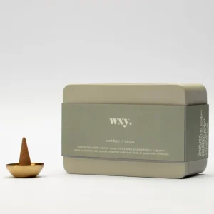 WXY. - Sambac & Cedar - Grey - Räucherkegel Set