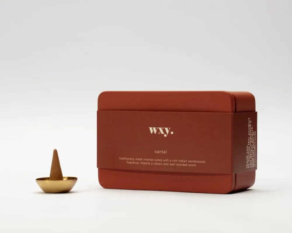 WXY. - Santal - Terracotta - Räucherkegel Set