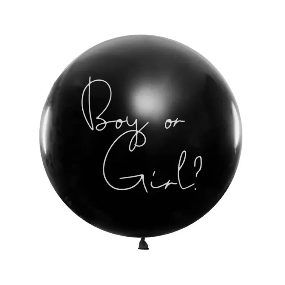 0 Zahlen - Blauer Folienballon - 86 cm