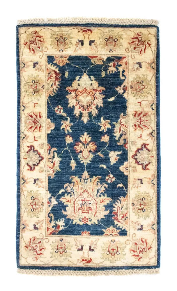 Ziegler Teppich 102 x 60 cm - blau