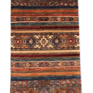 Ziegler Teppich 103 x 58 cm - grau
