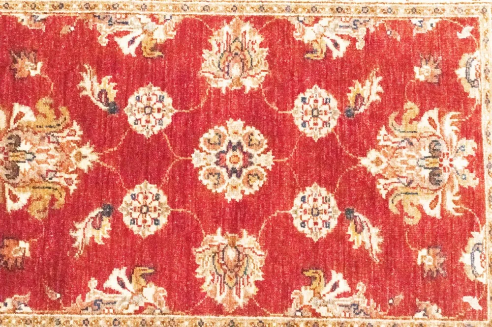Ziegler Teppich 117 x 82 cm - rot
