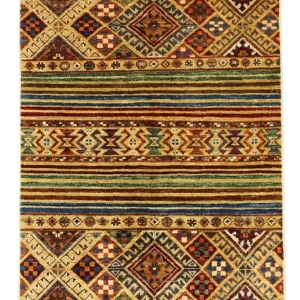 Ziegler Teppich 120 x 83 cm - dunkelrot