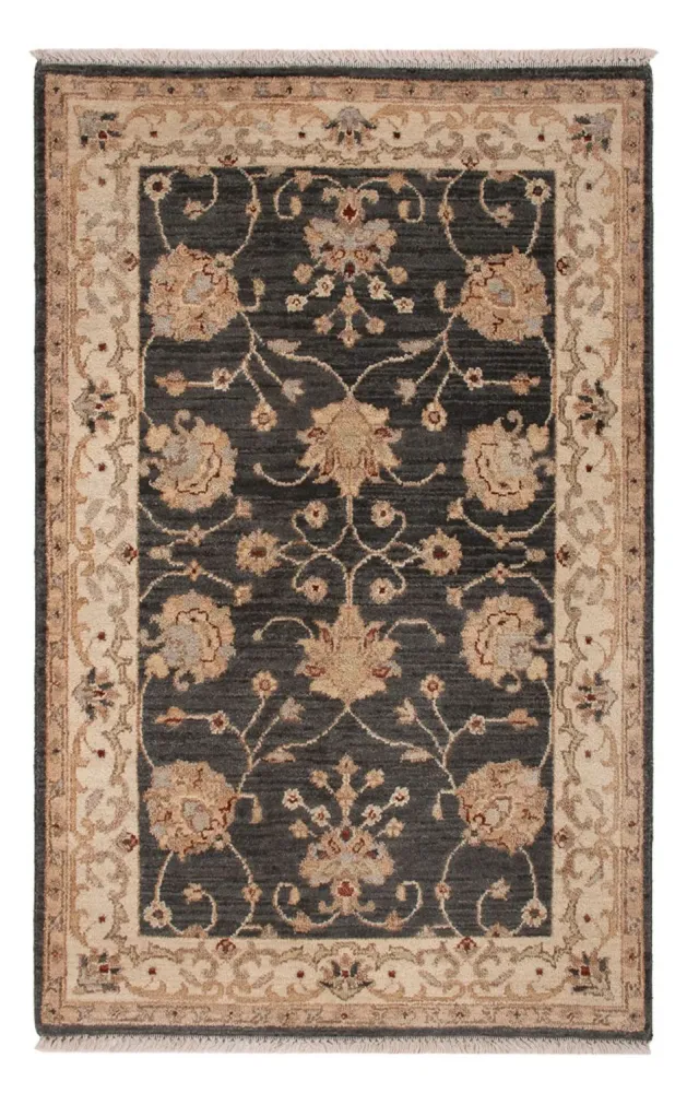 Ziegler Teppich - 120 x 80 cm - schwarz