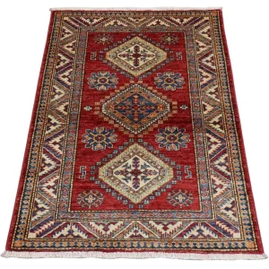 Ziegler Teppich 123 x 88 cm - rot