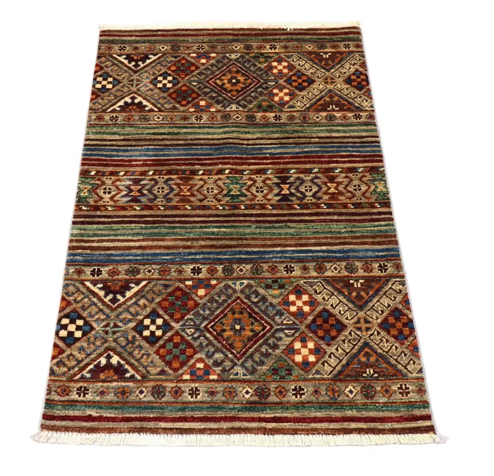 Ziegler Teppich 126 x 82 cm - dunkelrot