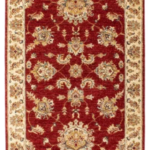 Ziegler Teppich 155 x 88 cm - dunkelrot
