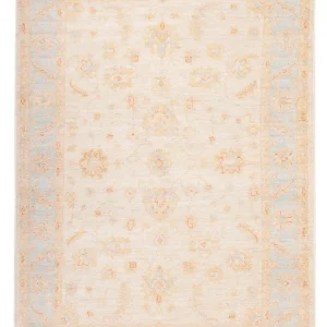 Ziegler Teppich - 182 x 125 cm - naturweiß