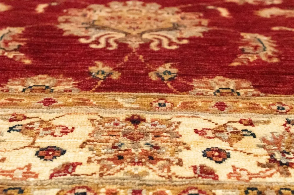 Ziegler Teppich 188 x 121 cm - rot