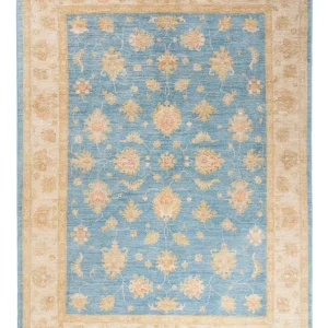 Ziegler Teppich - 240 x 172 cm - blau