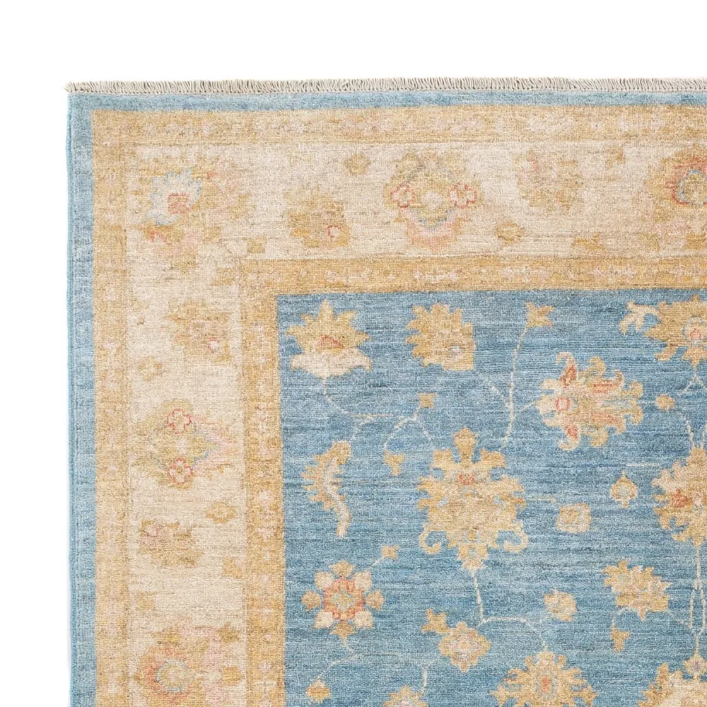Ziegler Teppich - 240 x 172 cm - blau