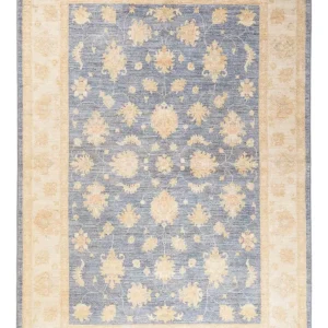 Ziegler Teppich - 248 x 170 cm - seeblau