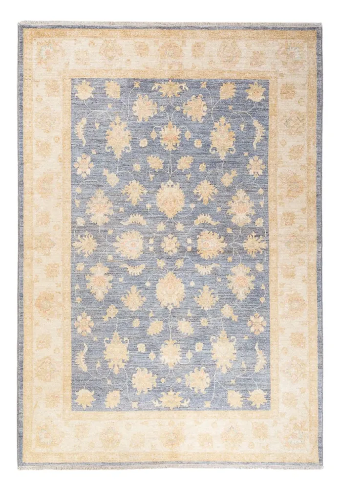 Ziegler Teppich - 248 x 170 cm - seeblau