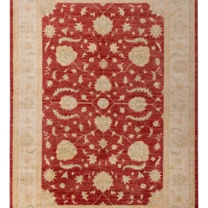 Ziegler Teppich - 290 x 204 cm - dunkelrot