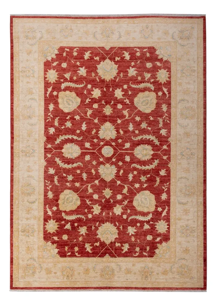 Ziegler Teppich - 290 x 204 cm - dunkelrot