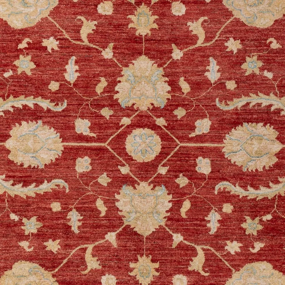 Ziegler Teppich - 290 x 204 cm - dunkelrot