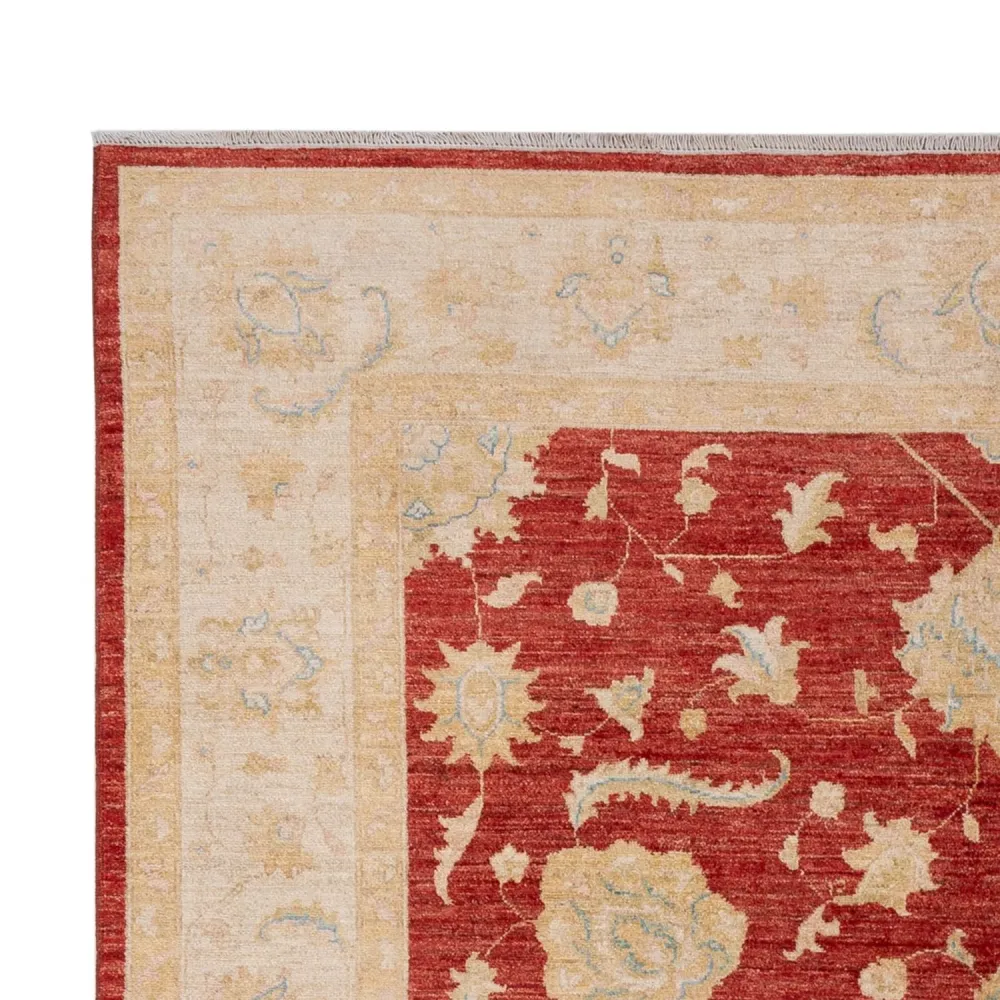 Ziegler Teppich - 290 x 204 cm - dunkelrot