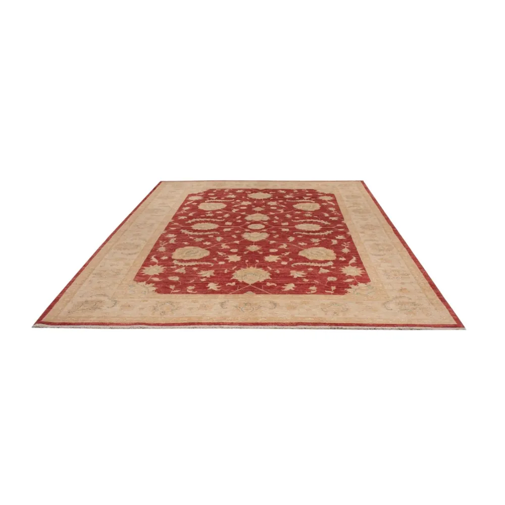 Ziegler Teppich - 290 x 204 cm - dunkelrot