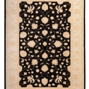 Ziegler Teppich - 291 x 204 cm - schwarz