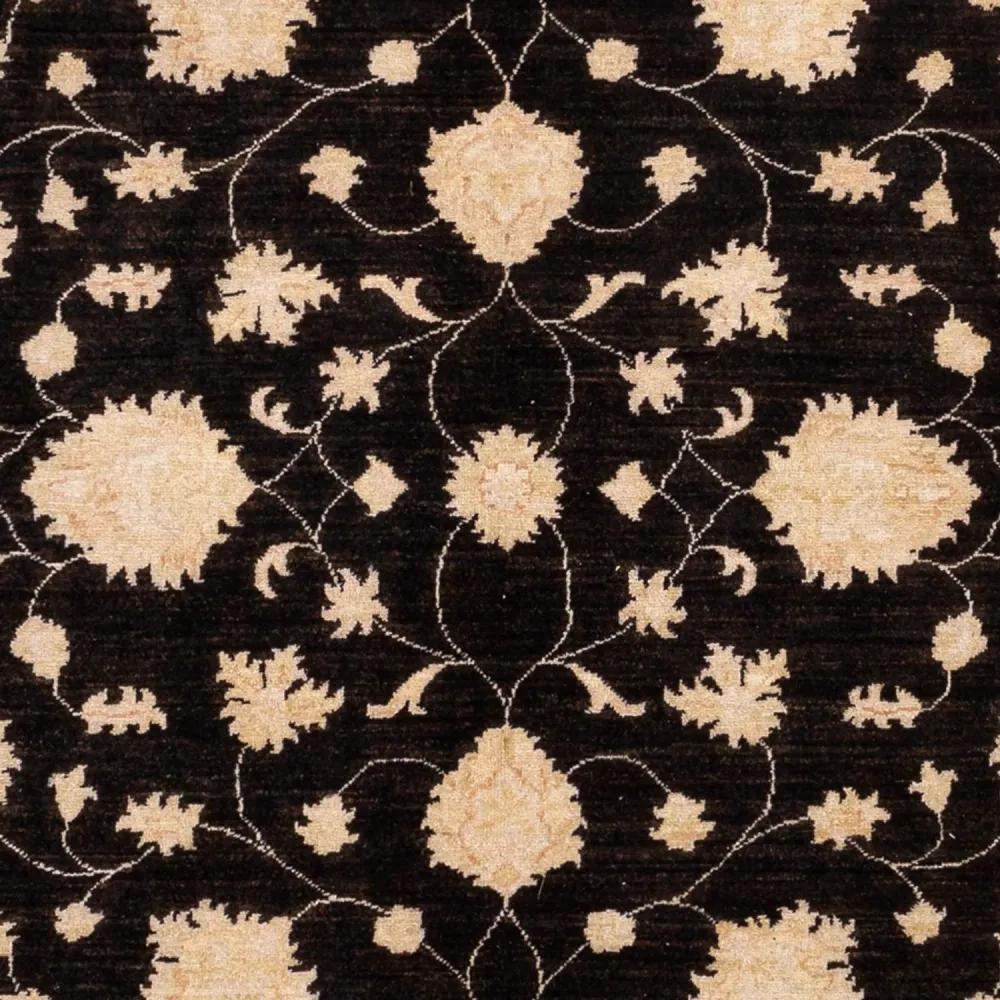 Ziegler Teppich - 291 x 204 cm - schwarz