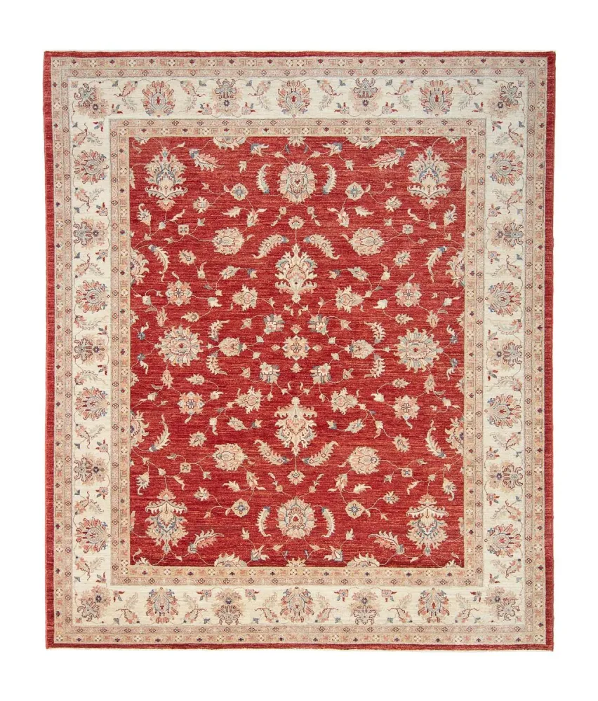 Ziegler Teppich 295 x 250 cm - dunkelrot