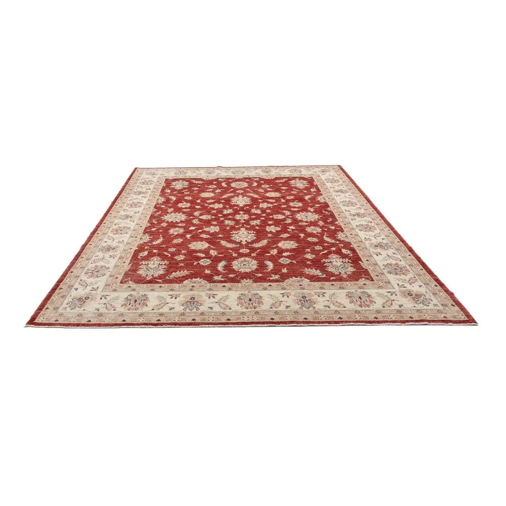 Ziegler Teppich 295 x 250 cm - dunkelrot