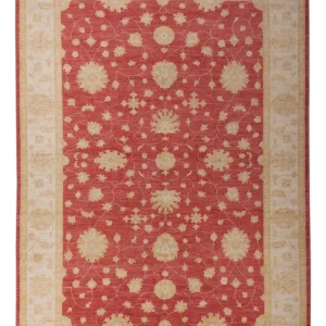 Ziegler Teppich - 296 x 203 cm - dunkelrot