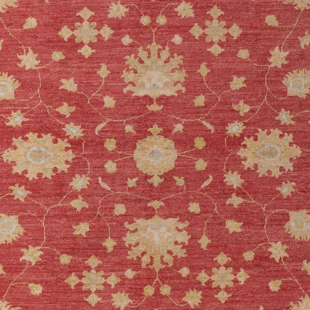 Ziegler Teppich - 296 x 203 cm - dunkelrot