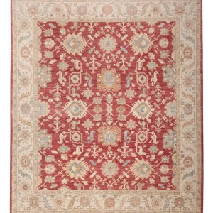 Ziegler Teppich - 296 x 253 cm - rot